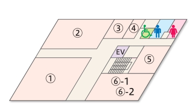 人材研修館3F案内図